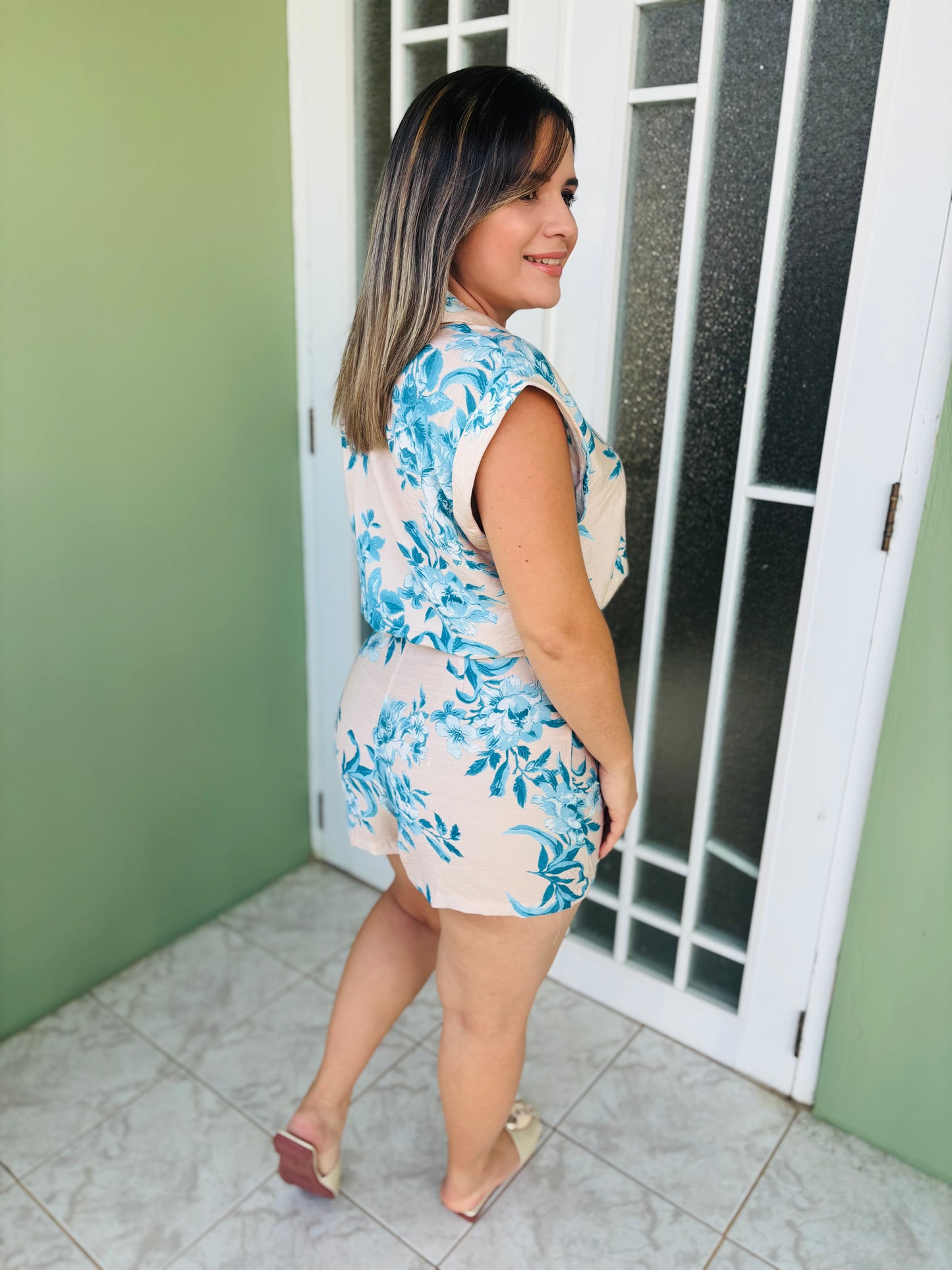 Set Floral Mint
