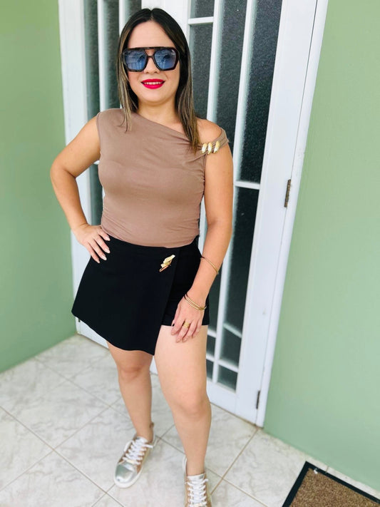 Skort black