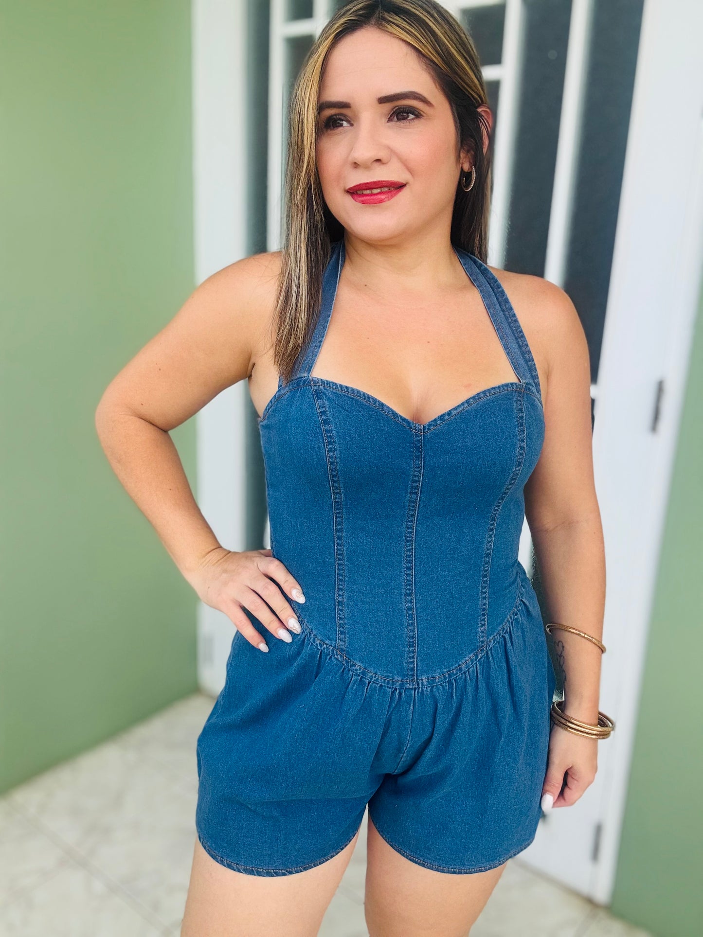 Romper Denim