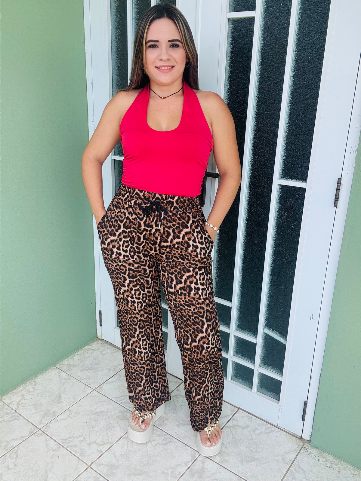Palazzo Animal Print