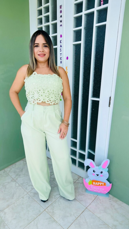Set verde elegante